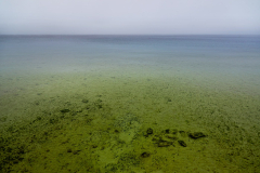 Green blue horizon