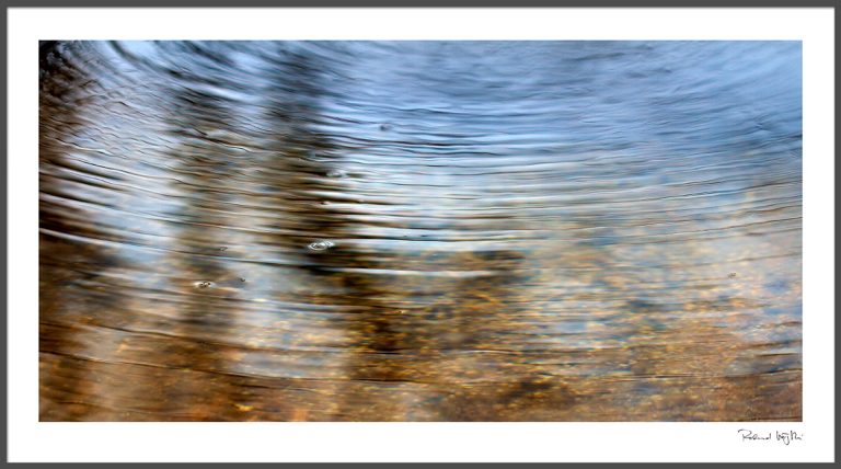 Ripples of passing beauty