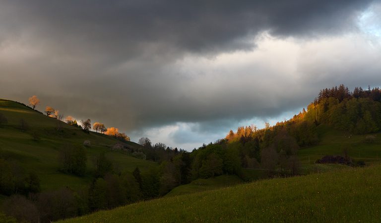 When the last sun rays…