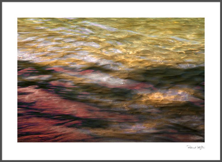 A river, whispering in colourful words