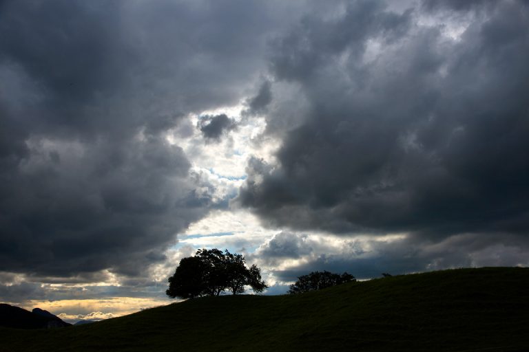 When the clouds start to split…