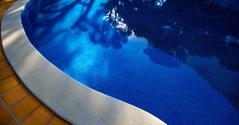 At the pool