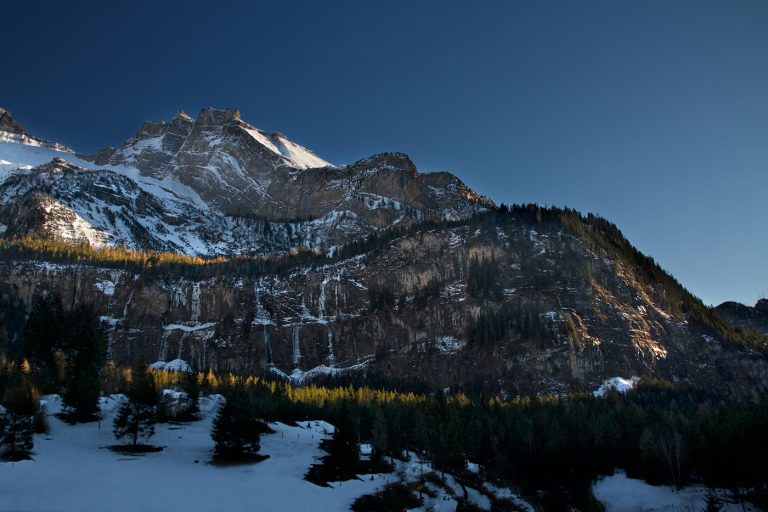 Abendlicht bei Kandersteg