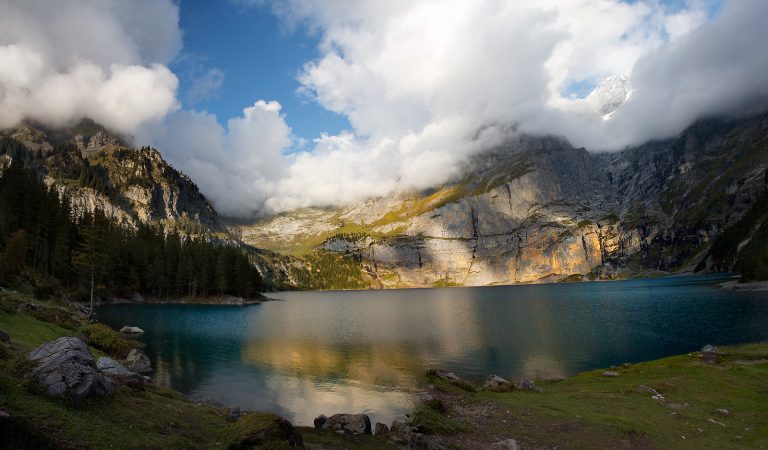 Evening light in silence