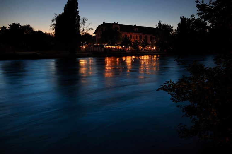 The seductive blue of the night