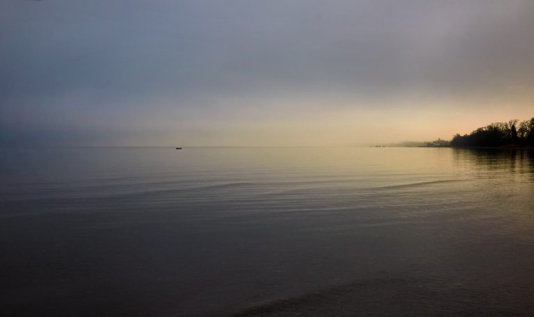 My son and me, floating in space and time