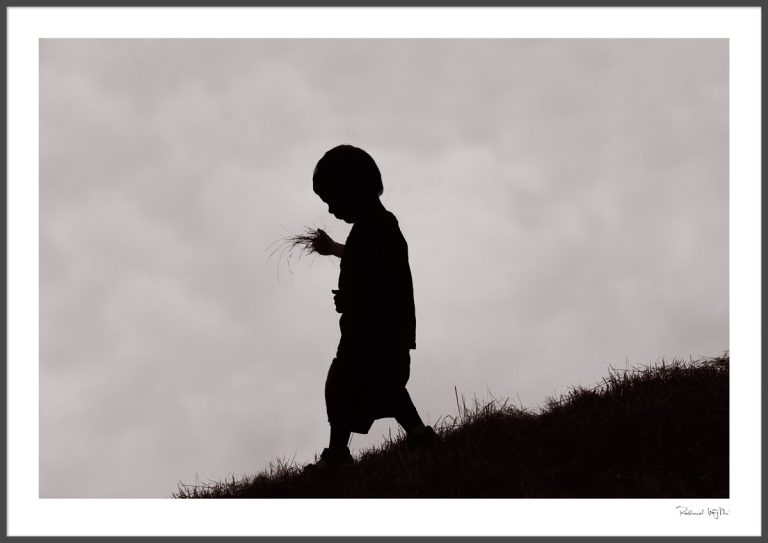 Holding the earth in my hands